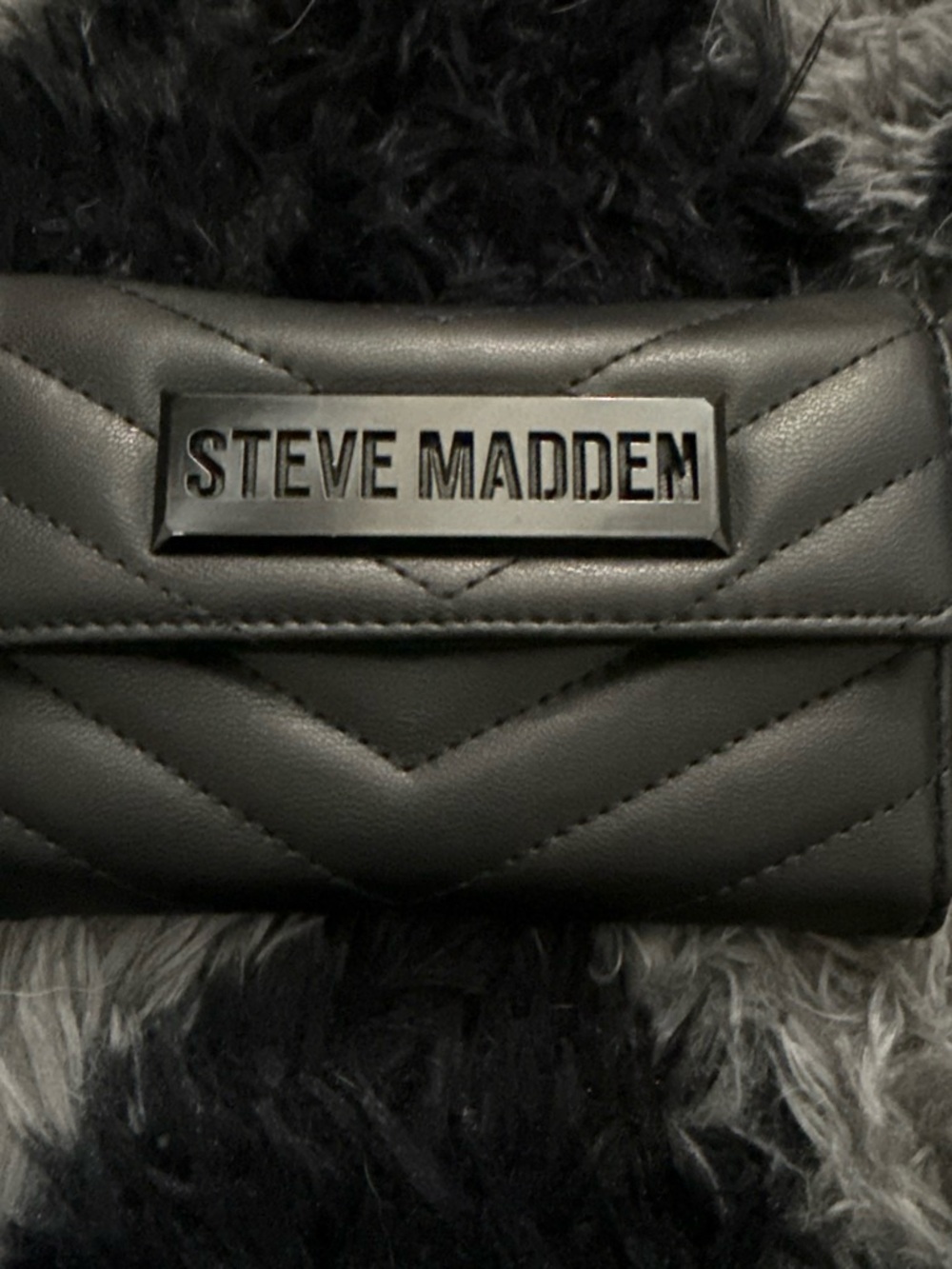 Steve Madden Black Wallet